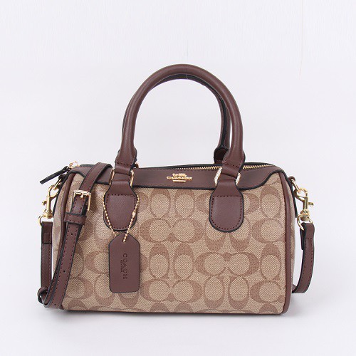 Tas Wanita Batam Coach Bennett Fashion Import Murah VIE 6057 Khaki