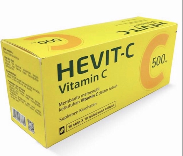Hevit C 500 mg ( strip ) vitamin C 500 mg harga ekonomis