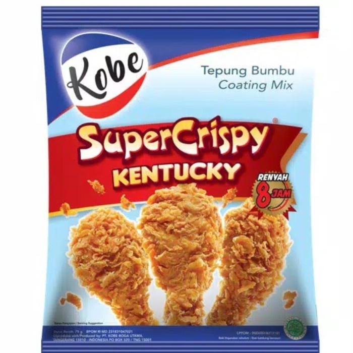

KOBE TEPUNG BUMBU Kentucky Super Crispy KRIUK 75 gr