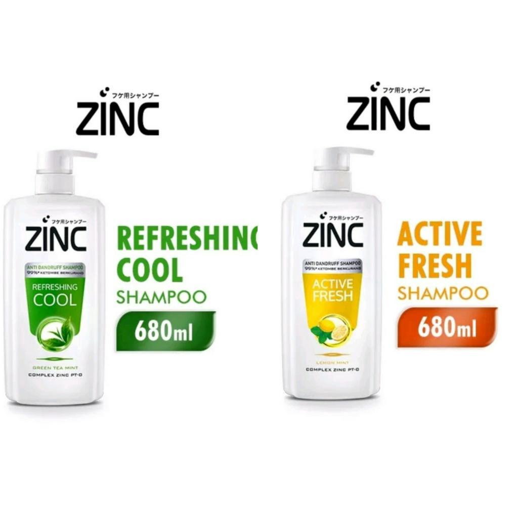 [SALE] Zinc Shampoo Botol 680Ml/340Ml - exp 2026 [ FREE packing dus - untuk 680Ml]