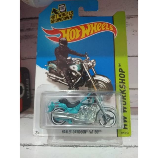 hotwheels motor Harley Davidson FAT BOY