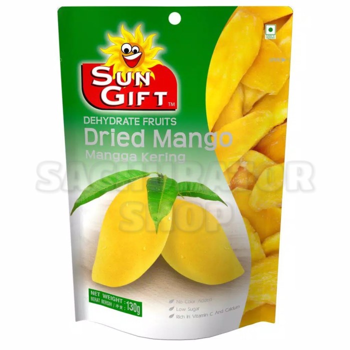 

Buah Kering - Buah Mangga Kering Sun Gift Sungift Dried Mango Manggo Dry Fruit