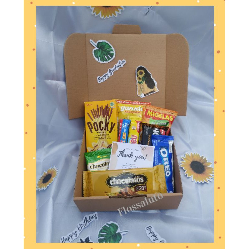 

Snackbox / Hampers kado ulang tahun