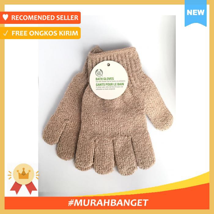 Body Shop Bath Gloves Taupe Harga