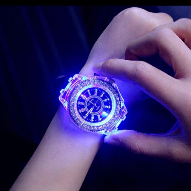 Jam tangan fashion GENEVA original light watch