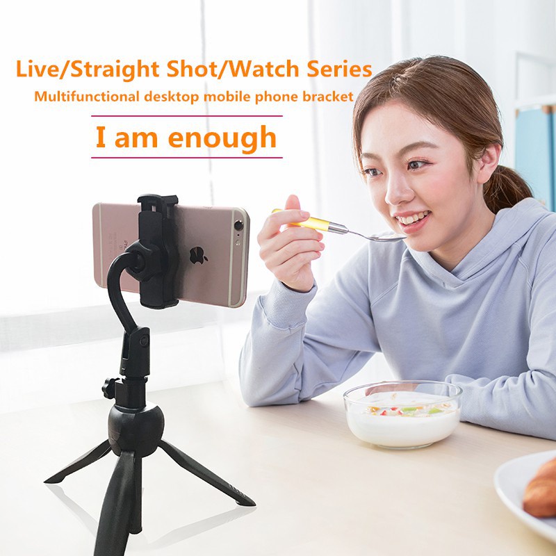 Tripod Handphone Selfie Multifungsi Dapat Berputar 360 Derajat Universal Rotable Desktop Siaran Langsung Dapat Dibesarkan Dan Diturunkan Untuk IPhone Dan Smartp Android