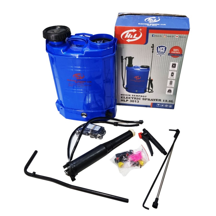 Electrik Sprayer 13.5 L H&L Semprotan Hama Penyiram Tanaman 2 Fungsi