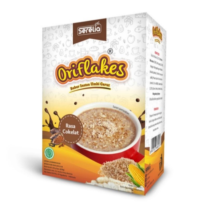 Oriflakes Daily Sereal Umbi Garut Asam Lambung Rasa COKLAT 150 gram Oriflakes Malang