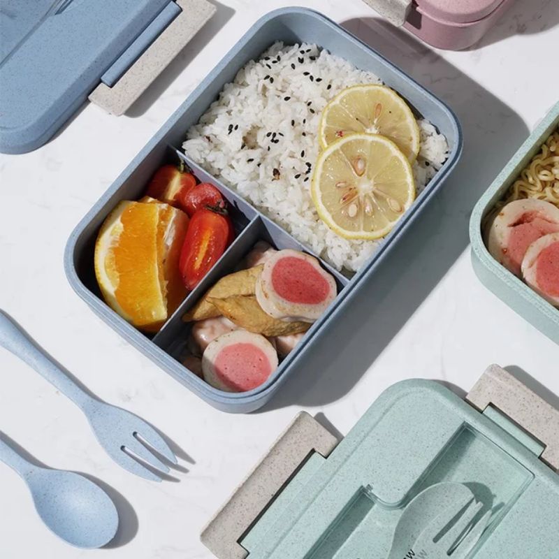 Kotak Makan Box Bekal Tempat Makan Lunch Box Set Rantang Makanan