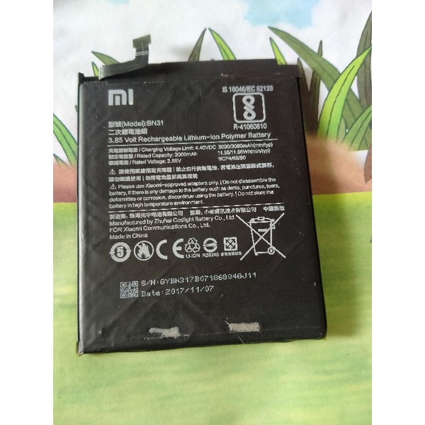 Baterai Xiaomi Mi A1 Ori Copotan HP