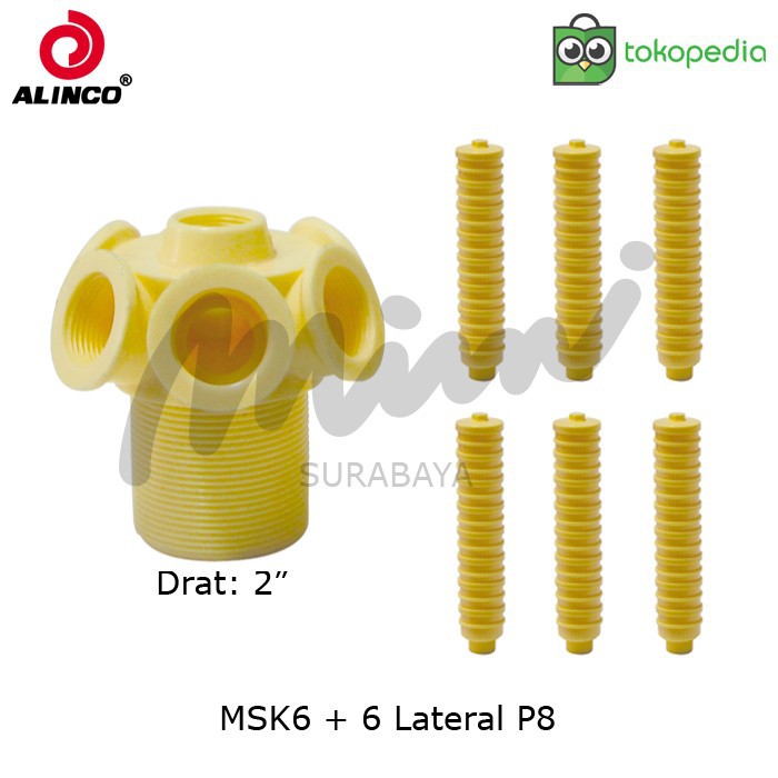 Filter Nozzle Strainer Bintang Star MSK6 Lateral P8 0,2mm