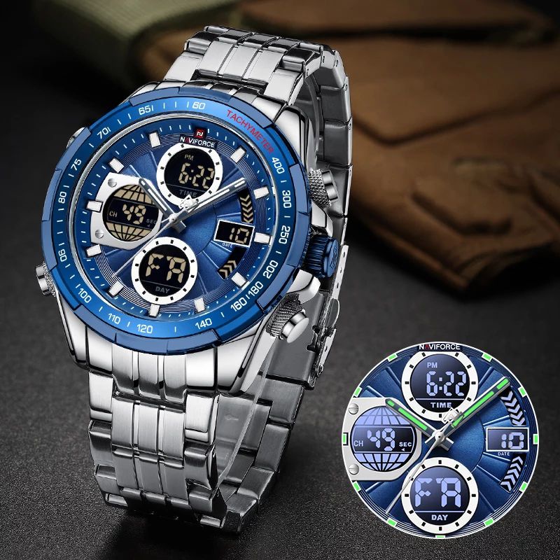 JAM TANGAN NAVIFORCE PRIA NF-9197 SS
