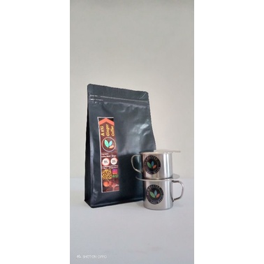 Kopi Jahe Merah (1kg) + Jahe Merah Habbatussauda (1kg) "Bonus An'G Coffee Drip + An'G Enamel Mug"