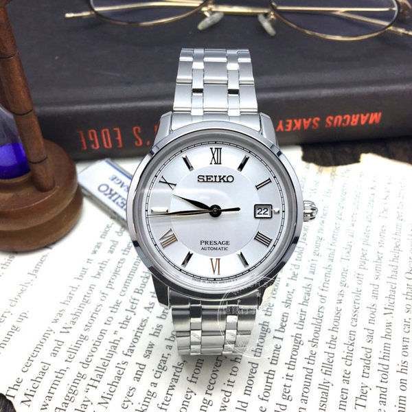 Seiko Presage SRPC05J1 Silver Dial Sapphire - Jam Tangan Pria SRPC05