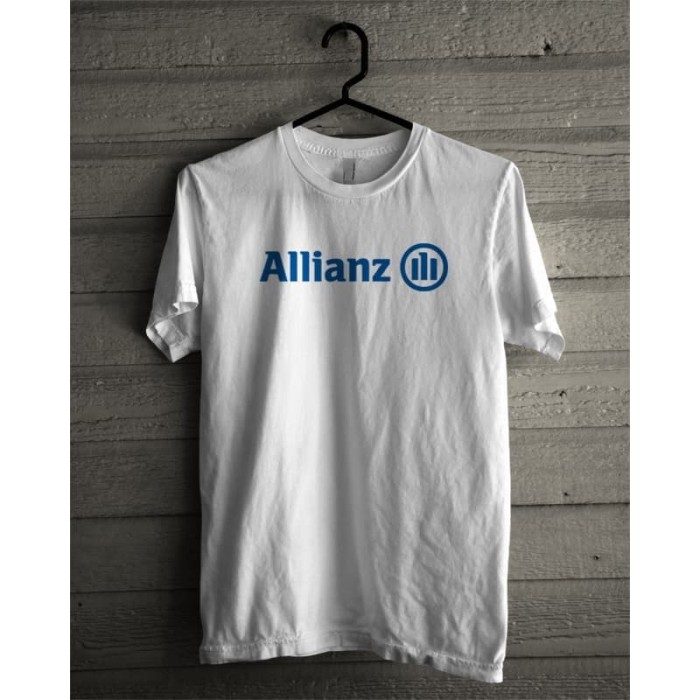 Kaos Baju Combed 30S Distro ALLiANZ asuransi polos custom indonesia