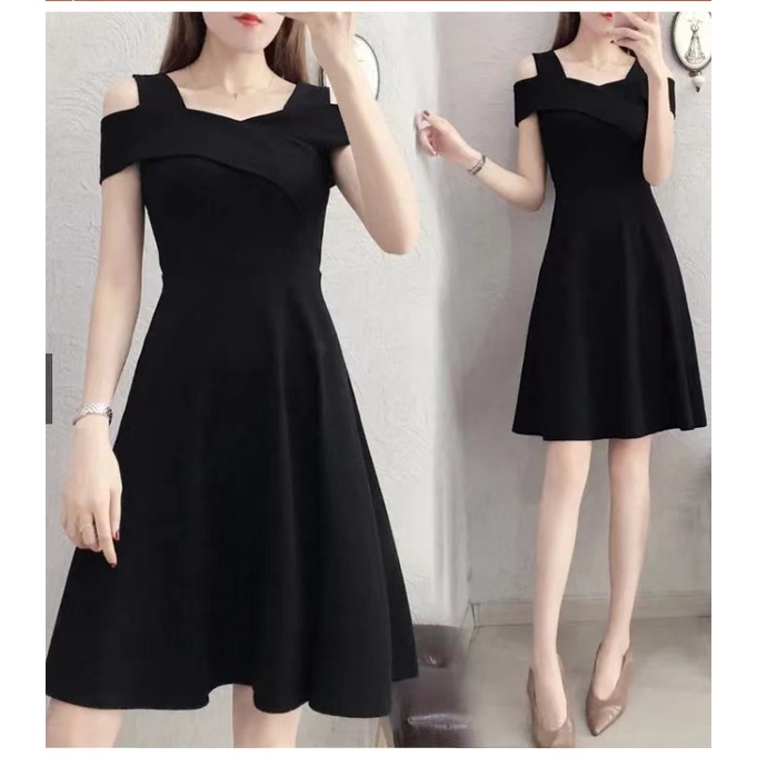 *DRESS ROSE SCUBA/DRESS CASUAL WANITA/DRESS KOREA/DRESS NATAL