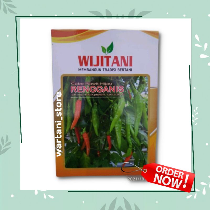 Benih Cabe Rawit Hijau "Rengganis" WijiTani