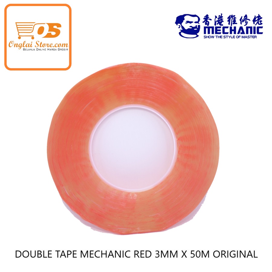 

DOUBLE TAPE MECHANIC RED 3MM X 50M ORIGINAL