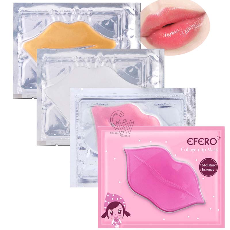 Cheaper-10 pcs-Masker Bibir / Gold Collagen Lip Mask / Masker Pelembab Bibir