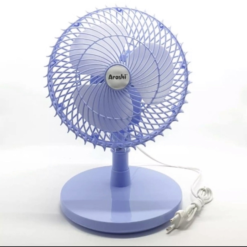 Arashi TDF838 Kipas Angin Meja WINDMILL Desk Fan Kecil 8 Inch 2 Speed Kecepatan