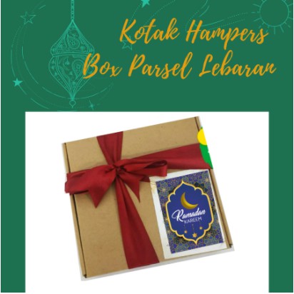 

Parsel Kotak Hampers Dus / Gift Box Kado + FREE Kartu Pita - M 26x10x8cm