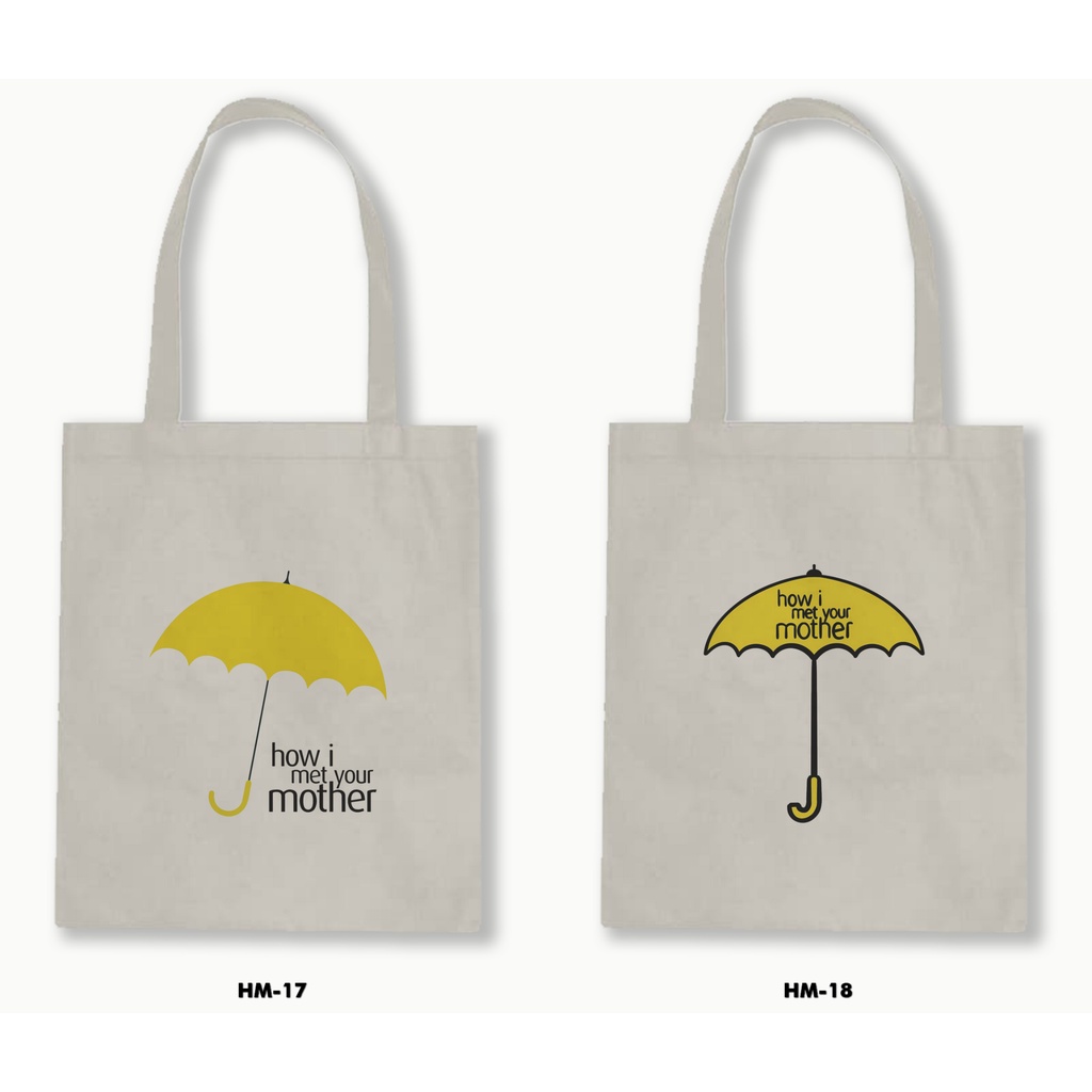 TOTE BAG BLACU - HOW I MET YOUR MOTHER / HIMYM 01