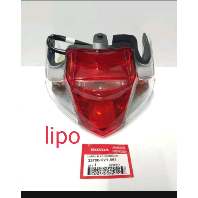 lampu stop belakang beat karbu kvy 33700 kvy 961 asli honda