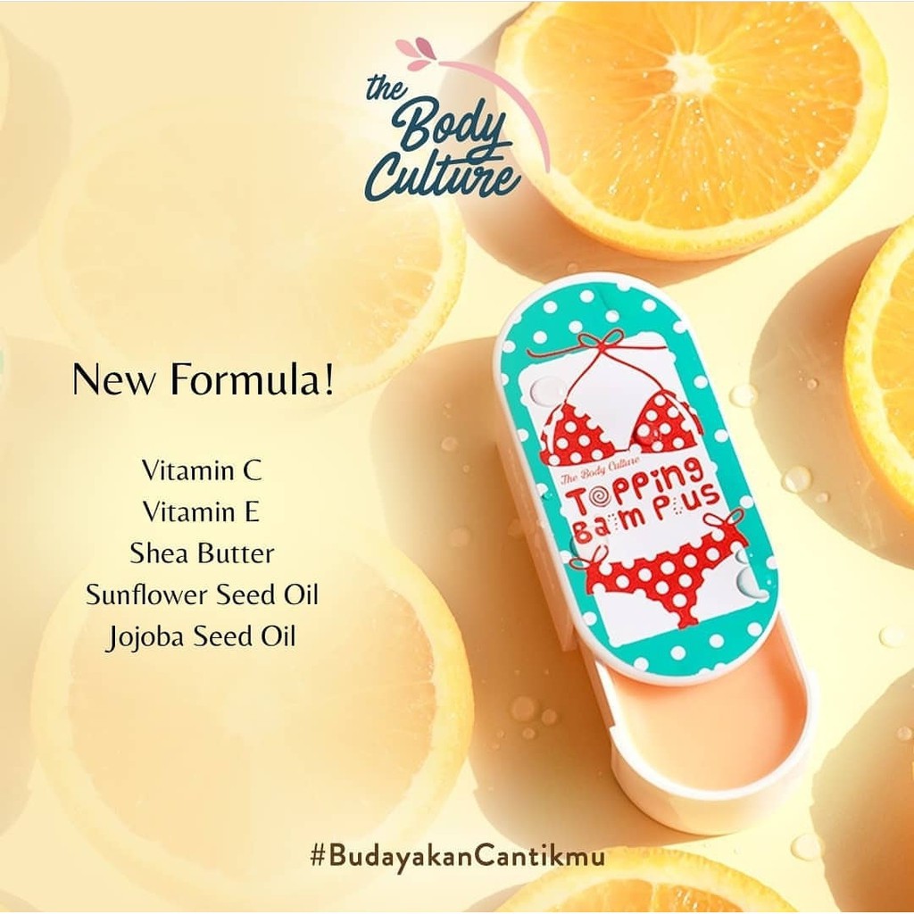 [BPOM] The Body Culture Topping Balm Plus 30 Gram / Underarm gel