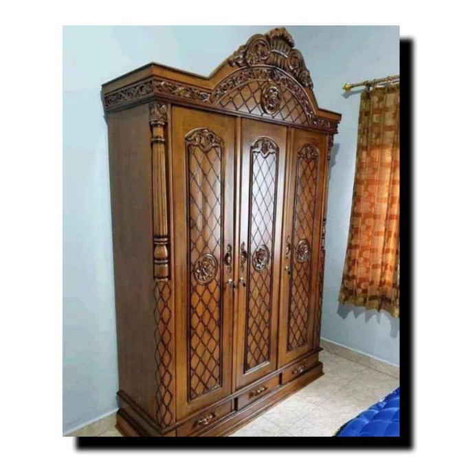 ALMARI RAJA LEMARI PAKAIAN PINTU 3 PAKET SESERAHAN PERNIKAHAN