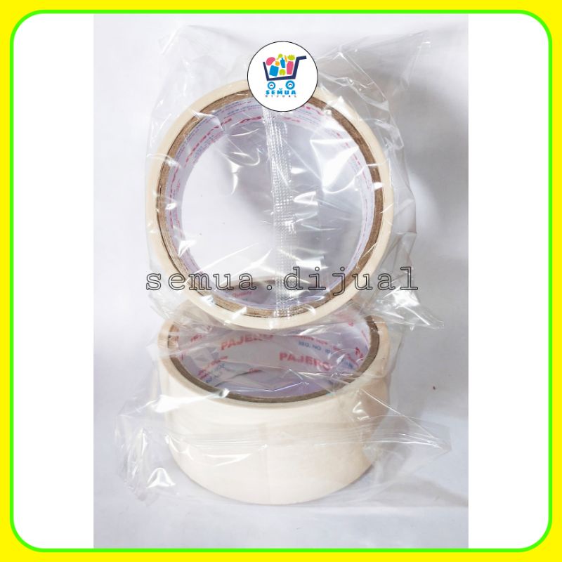 

isolasi masking tape ( isolasi kertas ) Isolasi kertas 2" isolasi kertas pajero 2 inchi solasi kertas Solasi masking tape ( isolasi kertas ) 24mm 48mm