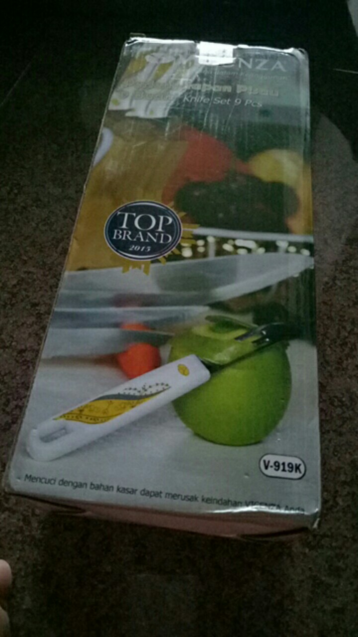 Pisau Set Keramik Vicenza V-919k V 919k