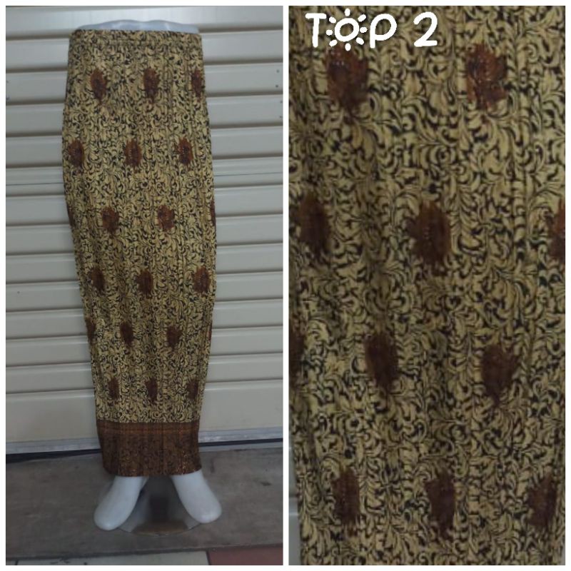 Rok Plisket Batik Cantik Fashion Bawahan Batik Cantik terkini Murah