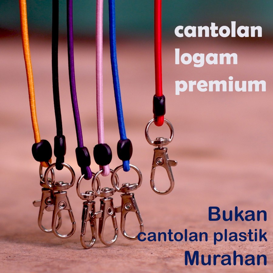 kalung Tali Masker / Lanyard Mask / Strap Masker Premium karet elastis cantolan besi grosir