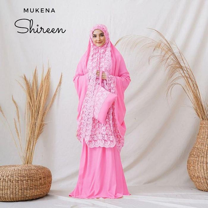 Chrystion Mukena Dewasa Renda Bordir Model Terbaru Mewah Shireen