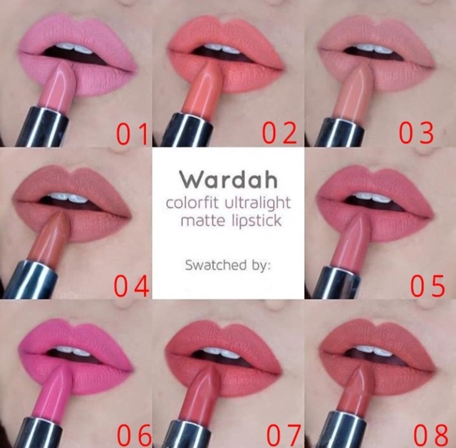 Wardah Colorfit Ultralight Matte Lipstik