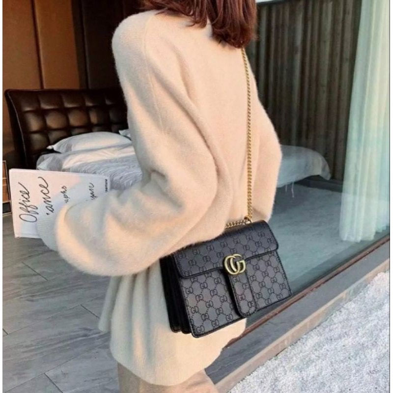 TAS SLEMPANG WANITA - TAS SLEMPANG EMBOSE REALPIC - QUALITY IMPORT