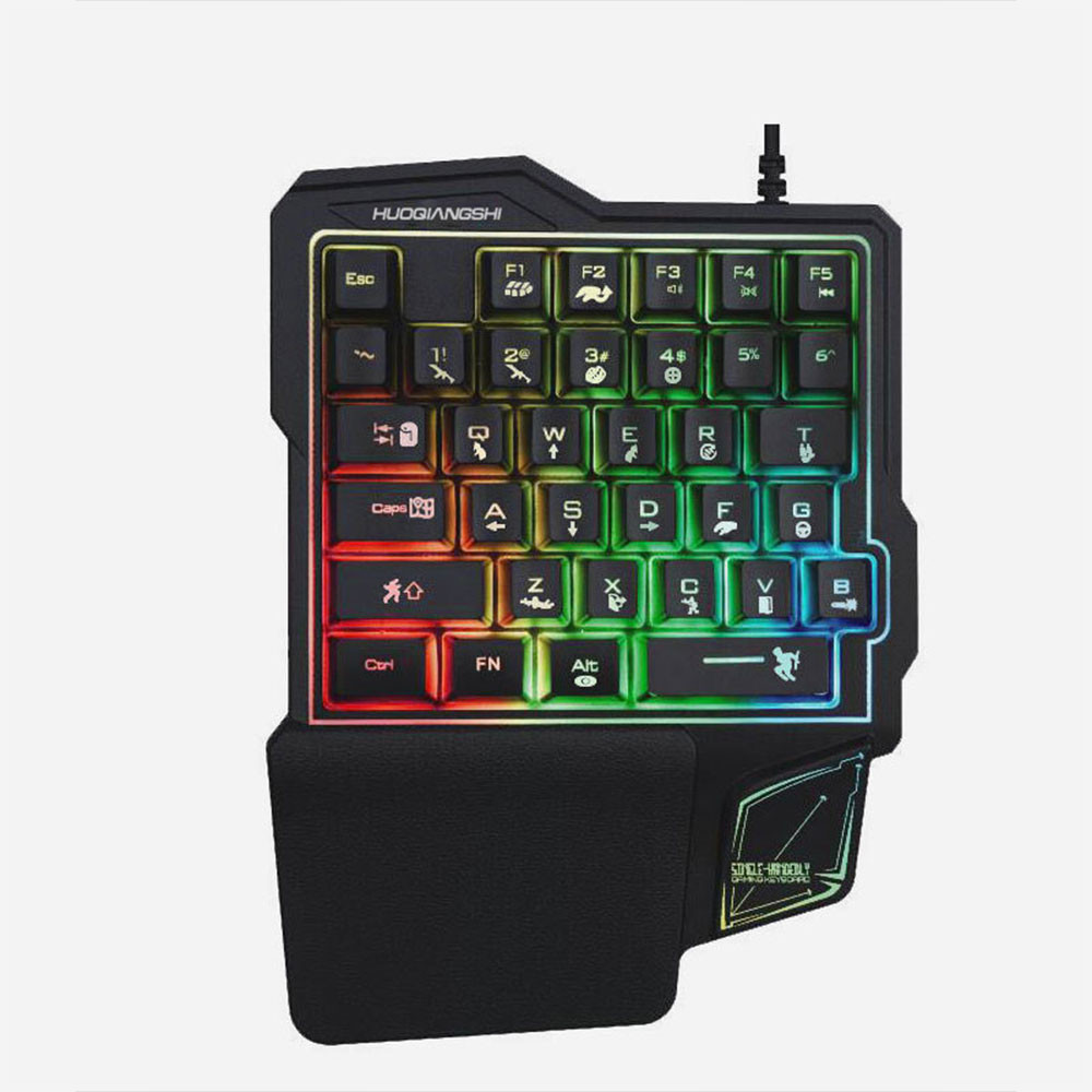 SZXINMENG Single Hand Gaming Keyboard RGB 38 Keys - K108HTM