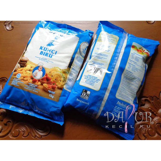 

Sale!! Tepung Terigu Protein Rendah Kunci Biru Premium 1 Kg Terbaru