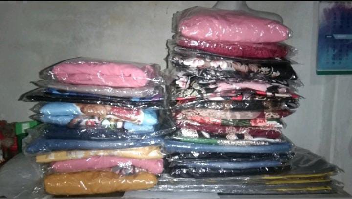 Setelan Baju Tidur Batik Wanita Modern Santai Piyama Kolor Katun Adem