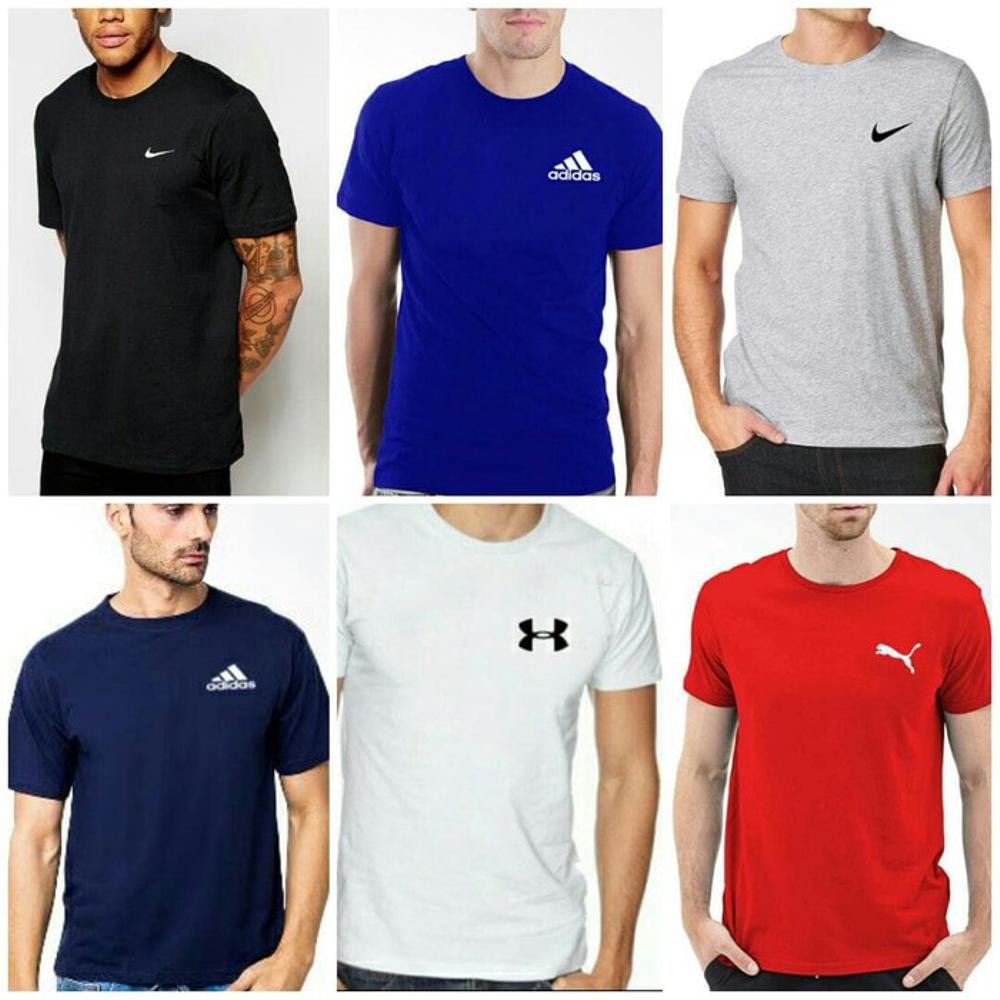 KAOS LOGO KECIL DADA baju katun combed berlogo ( polyflex )
