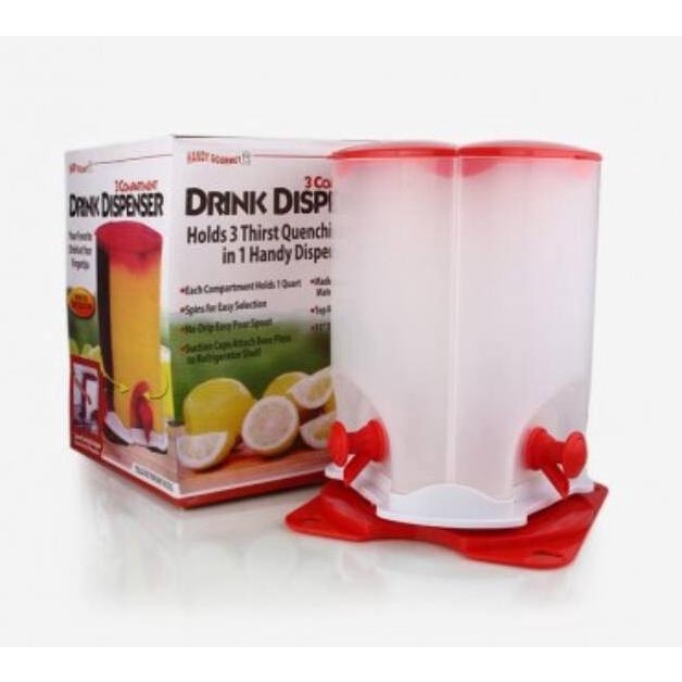 Drink Dispenser / Tempat Air Minum 3 in 1