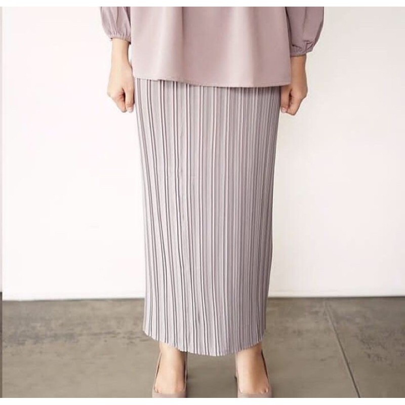 [ NEW - 019 ] ROK PLISKET KECIL SEPAN CANTIK LURUS SLIM PANJANG FLARE SKIRT MAXI MUSLIM ABG POLO