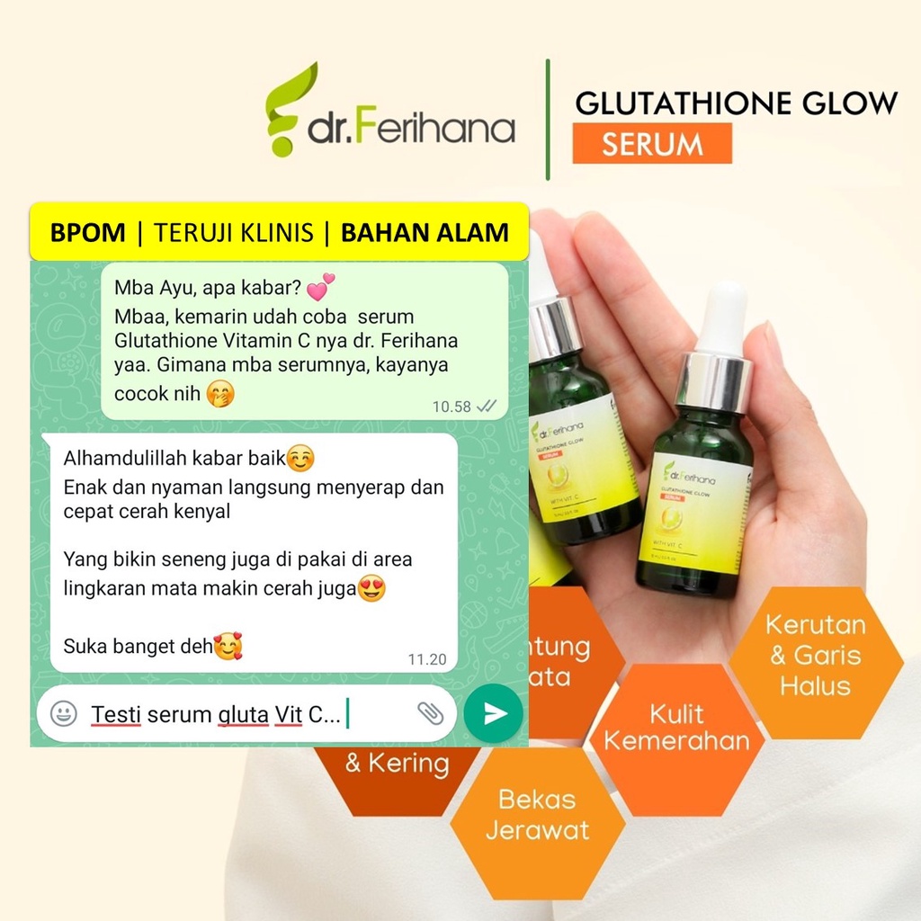 Paket Premium Glowing Gold dr. Ferihana Cosmetics &amp; Skincare Merupakan Paket Perawatan Wajah untuk Kulit Normal Kering Kombinasi yang Mampu Mencerahkan Memudarkan Flek Sekaligus Sebagai Anti Aging