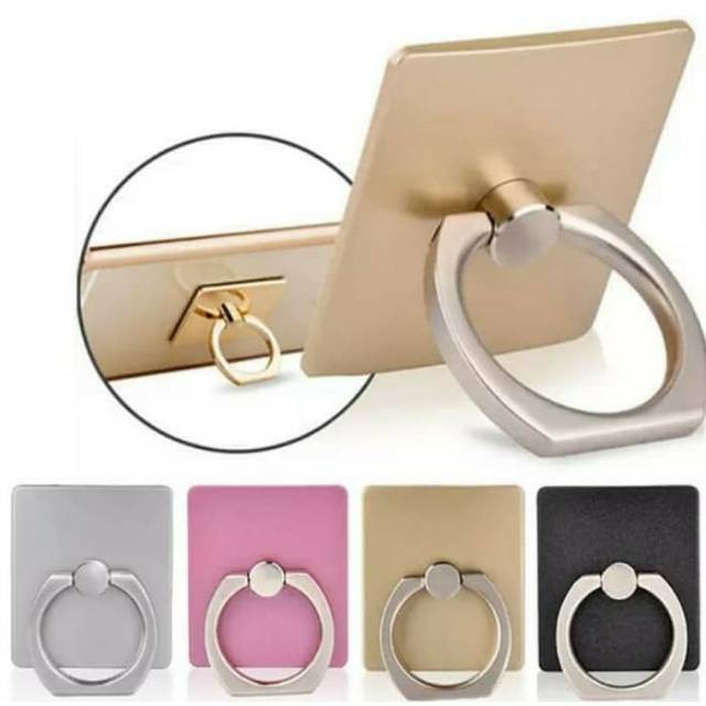 Ring Stand HP Polos I Ring HP Bahan Fiber