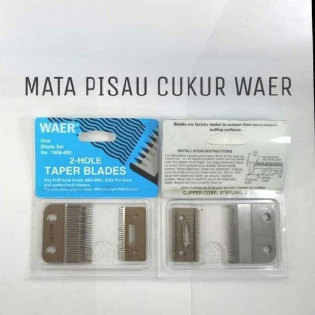 Mata Pisau Mesin Cukur Clipper WAER Blade