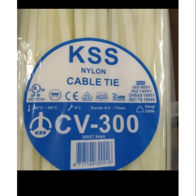 Kabel ties 30cm x 7.6mm kss