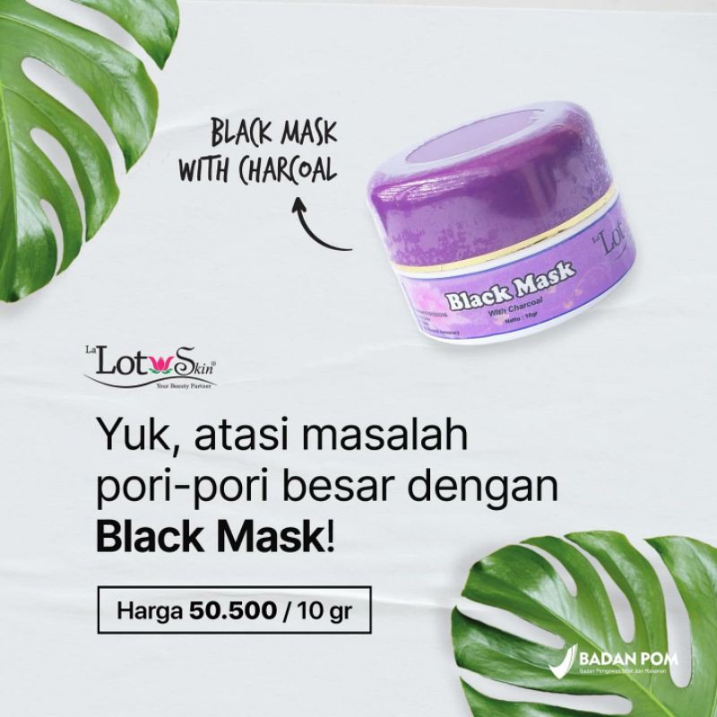 LALOTUSKIN BLACK MASK