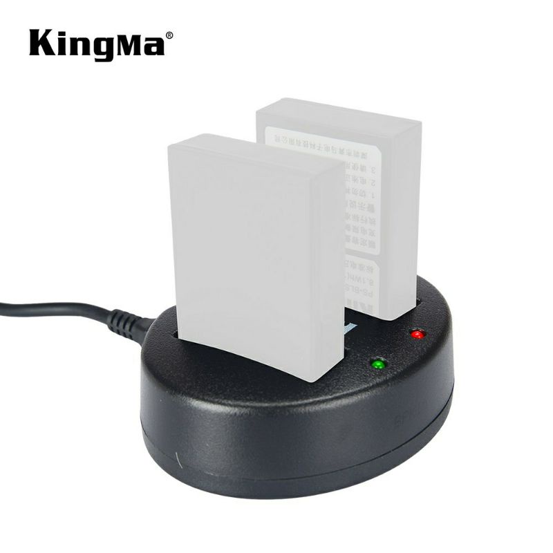 Charger KINGMA BLS-5 / BLS-50 for Olympus OM-D E-M10 PEN E-PL2 Stylus1