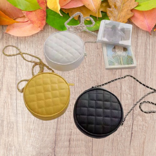 TAS SELEMPANG BULAT SLINGBAG RANTAI MINI MURAh, TAS WANITA TERBARU 2021