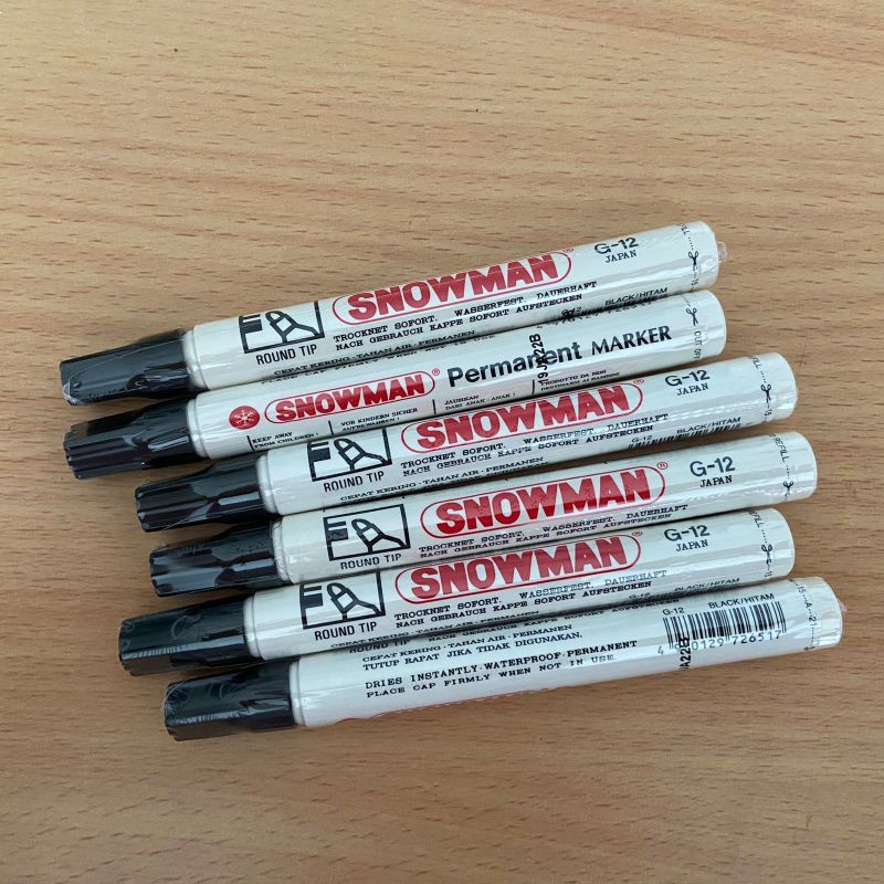 

Spidol Snowman PERMANENT G-12